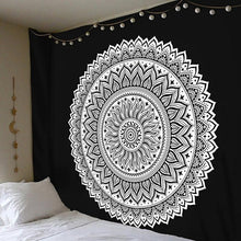 Load image into Gallery viewer, 230*180cm Mandala Indian Tapestry Wall Hanging Bohemian Beach Towel Polyester Thin Blanket Yoga Shawl Mat Blanket
