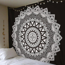 Load image into Gallery viewer, 230*180cm Mandala Indian Tapestry Wall Hanging Bohemian Beach Towel Polyester Thin Blanket Yoga Shawl Mat Blanket
