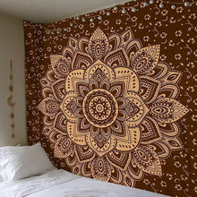 Load image into Gallery viewer, 230*180cm Mandala Indian Tapestry Wall Hanging Bohemian Beach Towel Polyester Thin Blanket Yoga Shawl Mat Blanket
