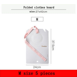 Clothes Folding Board T-shirt Folder Clothespins Closet Fast Speed Fold Organize Storage Clothe Peg Cloth Board